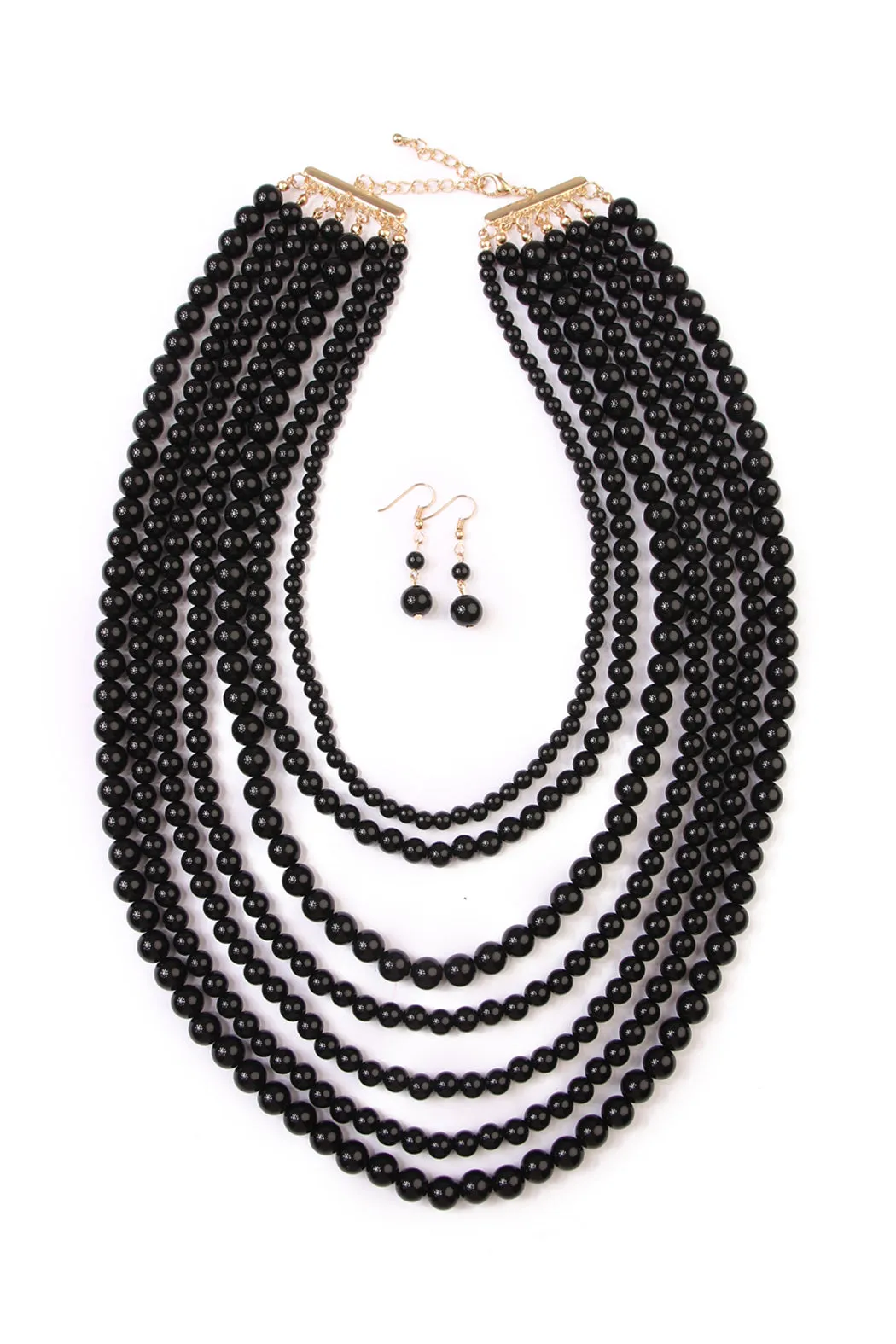 HDN1365 - STRAND BUBBLE NECKLACE SET