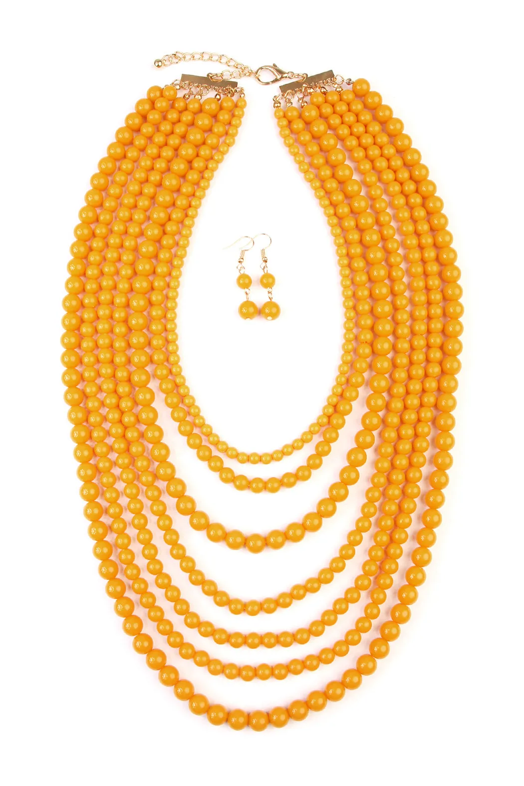 HDN1365 - STRAND BUBBLE NECKLACE SET