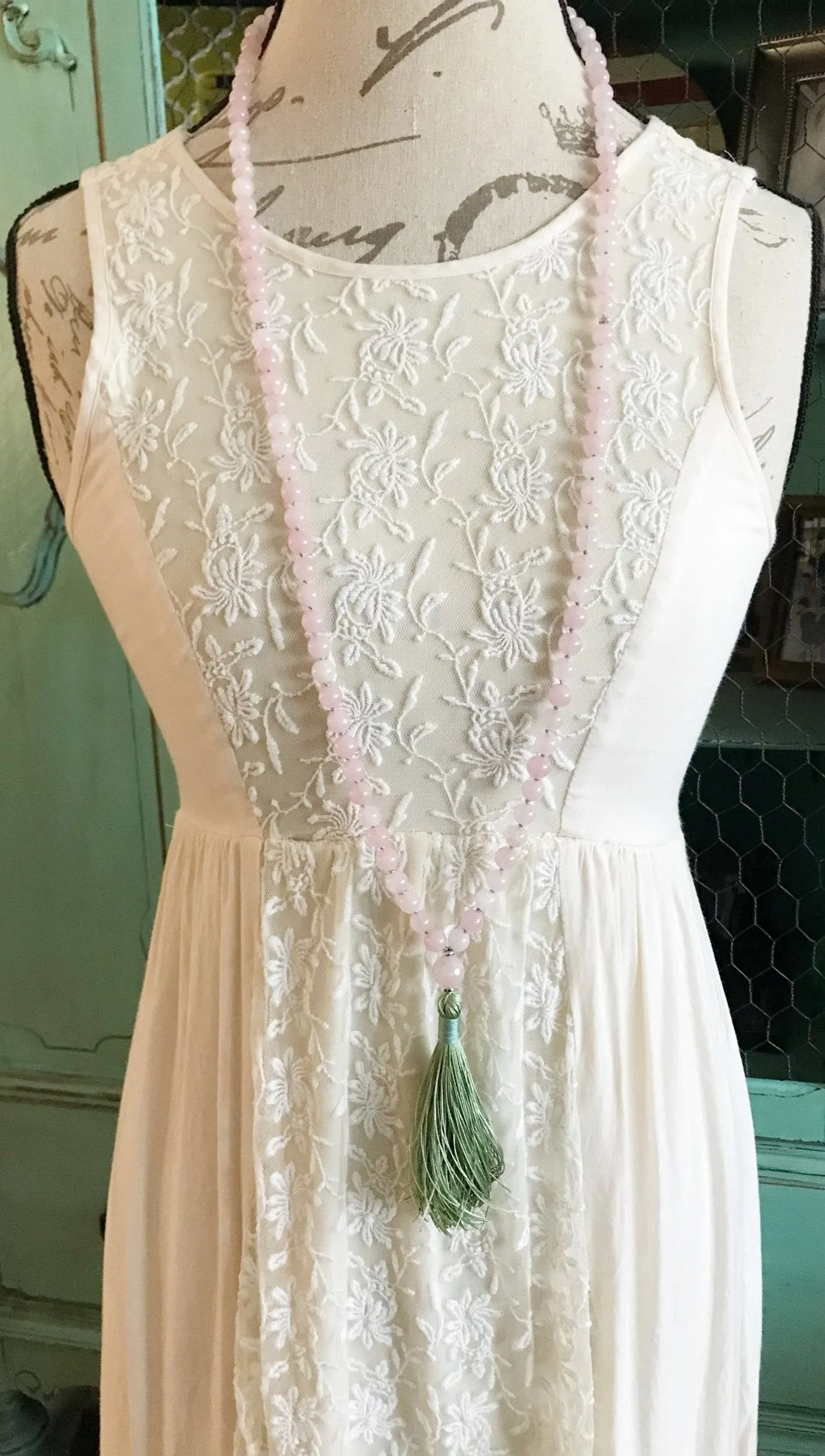 Heart Chakra Mala Necklace