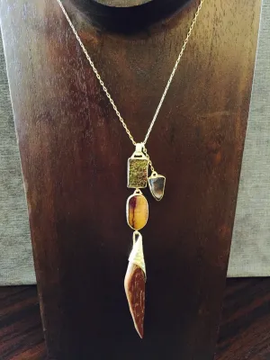Heather Benjamin | Botswana Agate Necklace