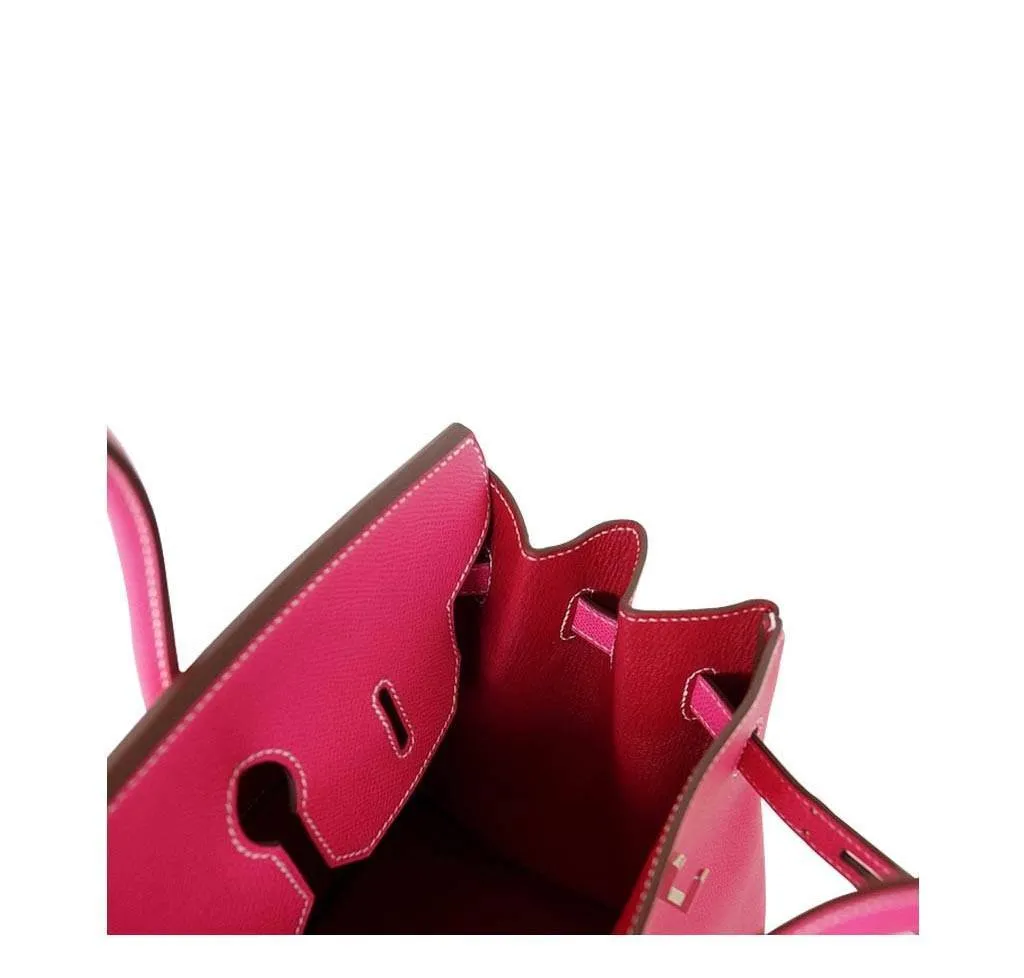 Hermès Birkin 35 Rose Tyrien Pink Bag PHW