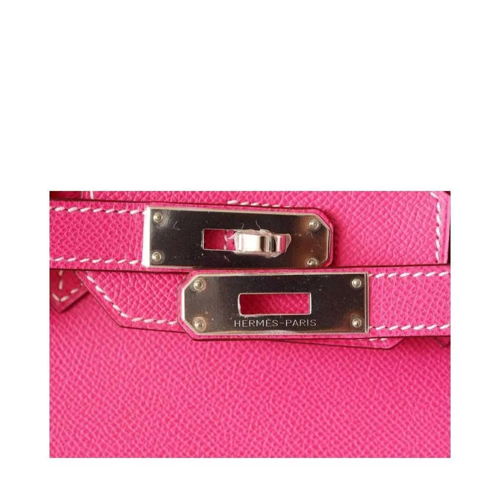 Hermès Birkin 35 Rose Tyrien Pink Bag PHW