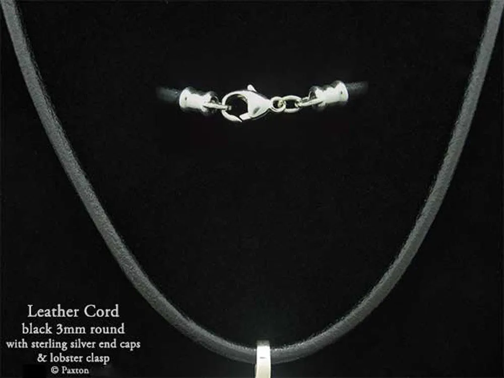 Horse Head Pendant Necklace Sterling Silver