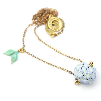 Hydrangea Purple Necklace
