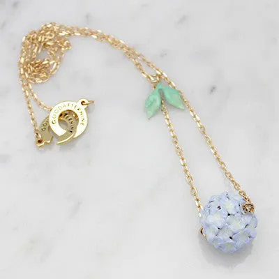 Hydrangea Purple Necklace
