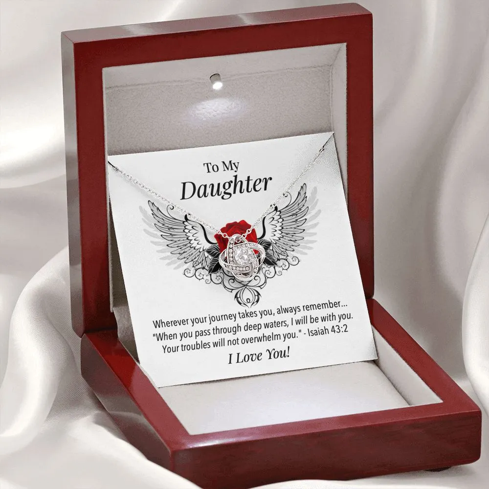 I Am Always With You Daughter Necklace