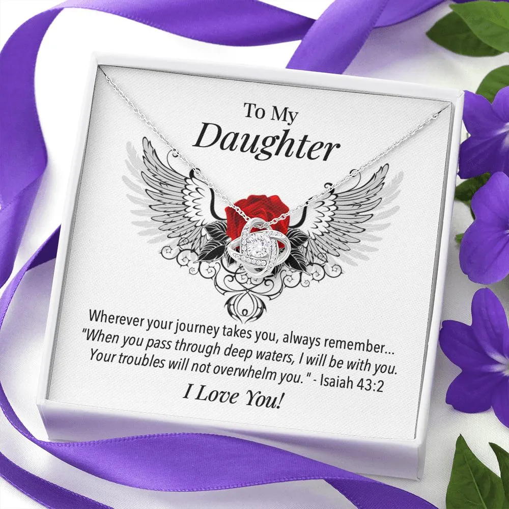 I Am Always With You Daughter Necklace