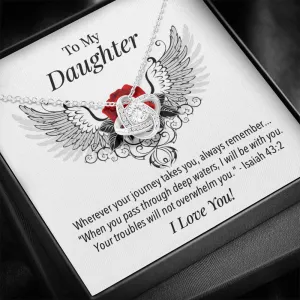 I Am Always With You Daughter Necklace
