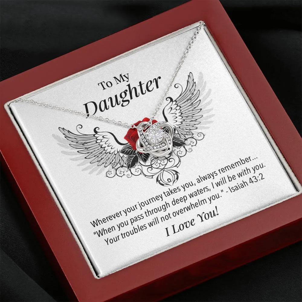 I Am Always With You Daughter Necklace