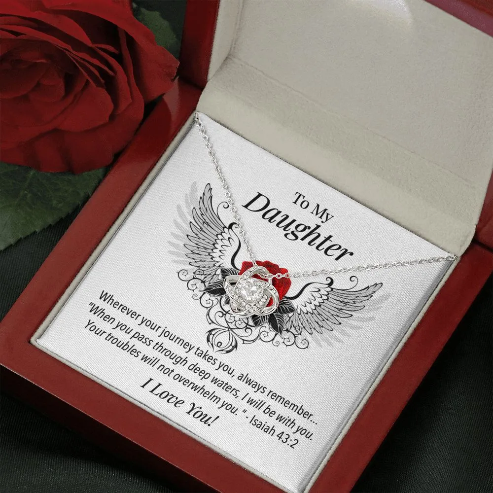 I Am Always With You Daughter Necklace
