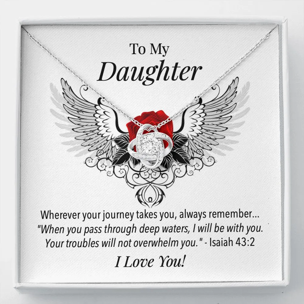 I Am Always With You Daughter Necklace