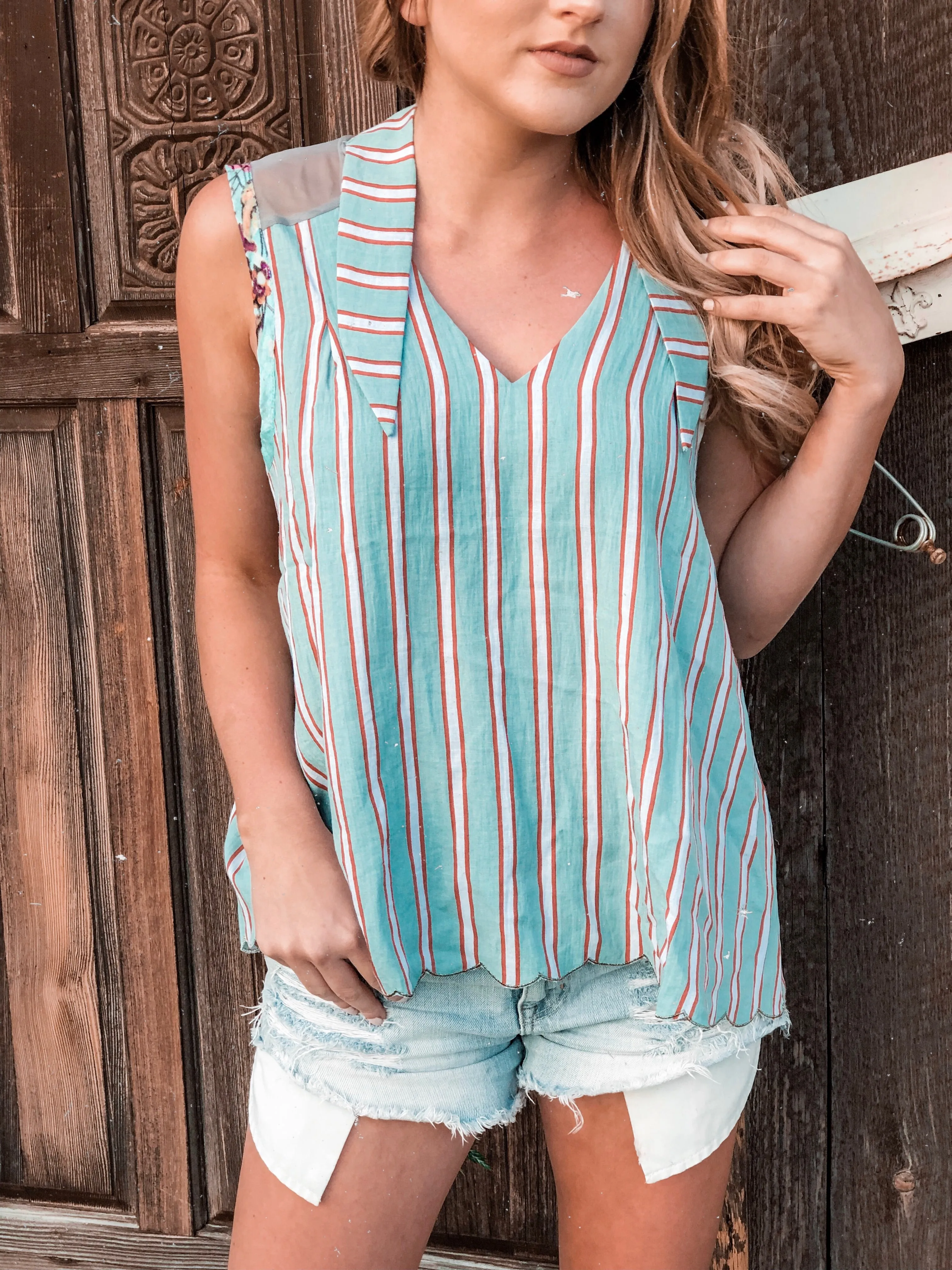 I Guess Sleeveless Blouse