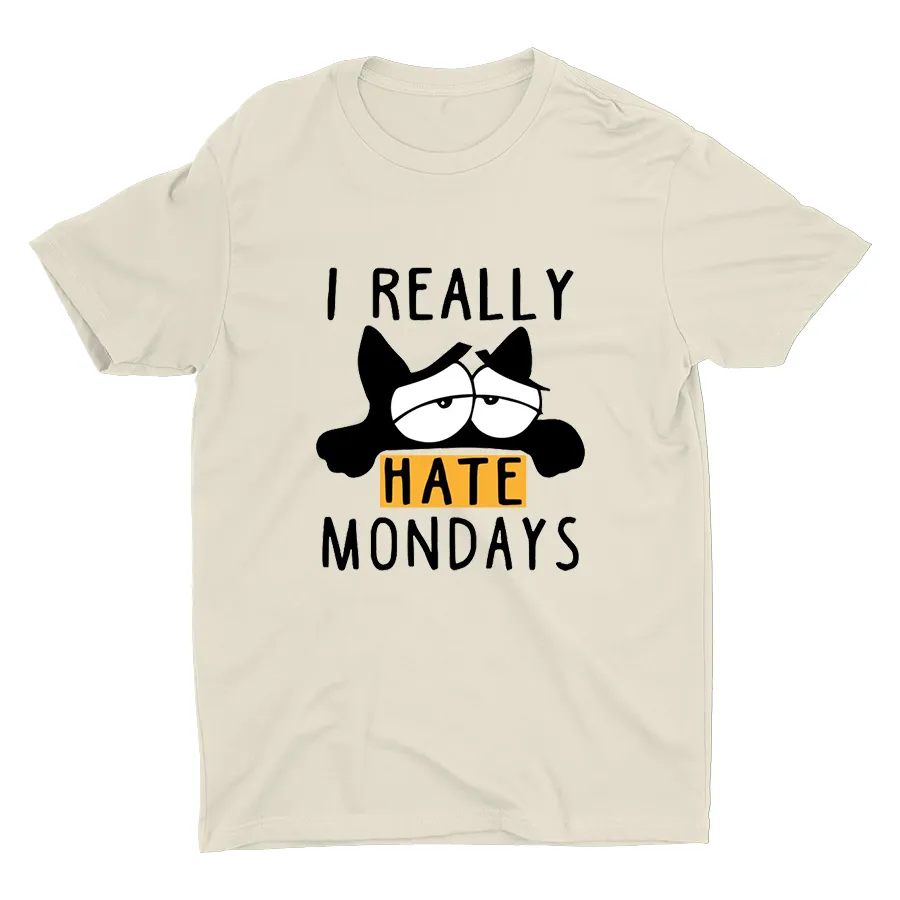I Really Hate Mondays Printed T-shirt