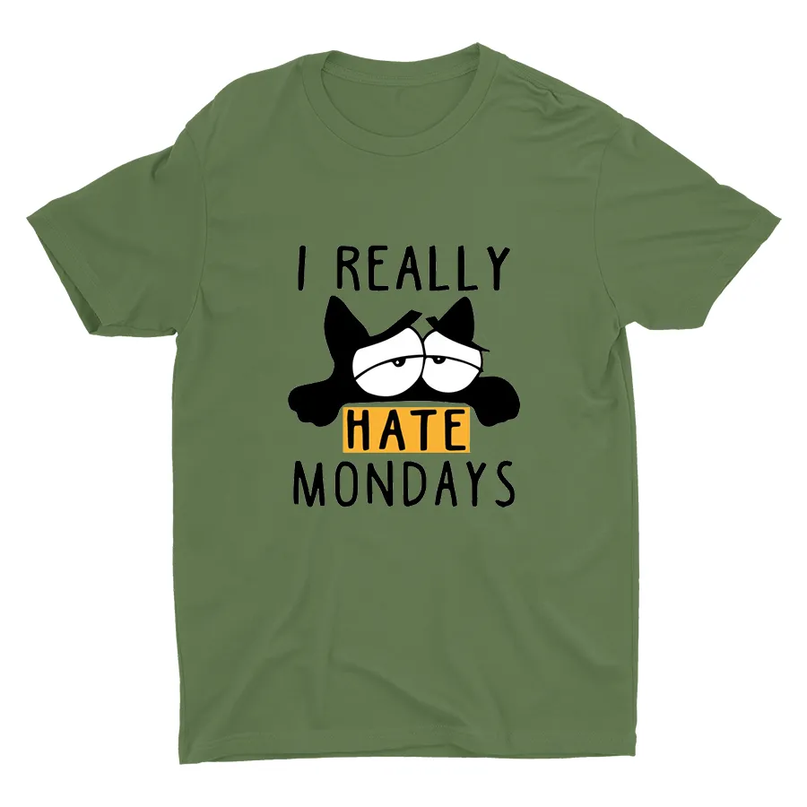 I Really Hate Mondays Printed T-shirt