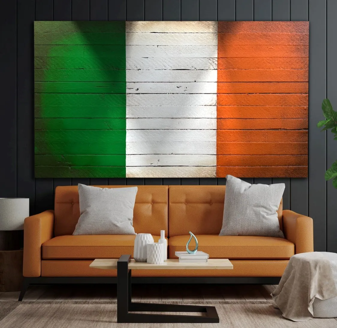 Irish Flag - Wood Irish Flag