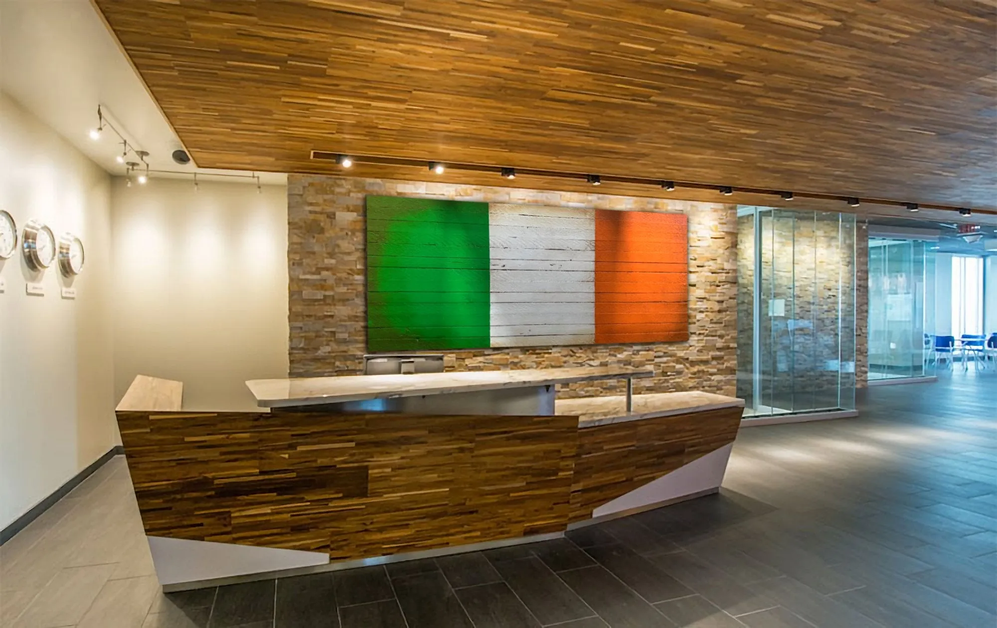 Irish Flag - Wood Irish Flag