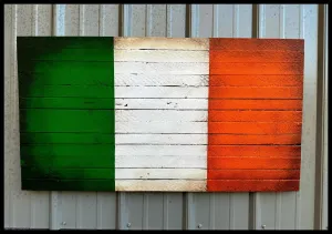 Irish Flag - Wood Irish Flag