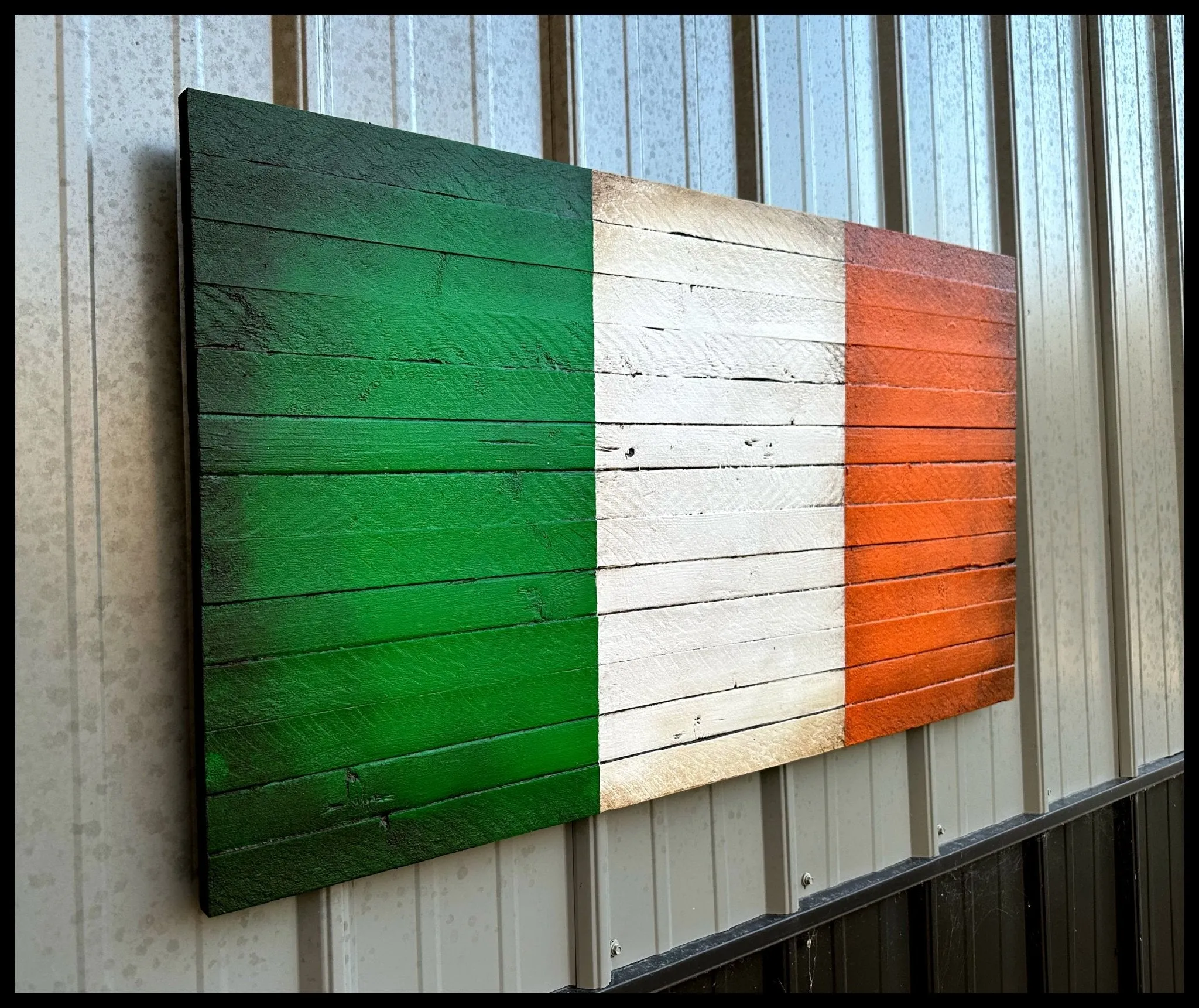 Irish Flag - Wood Irish Flag