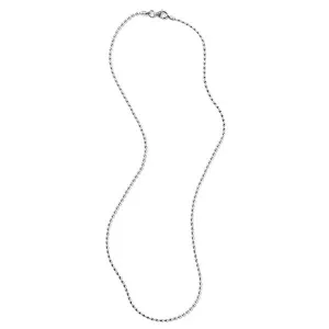 Italian Sterling Silver Rice Bead Chain 1.5mm - Multiple Sizes Available
