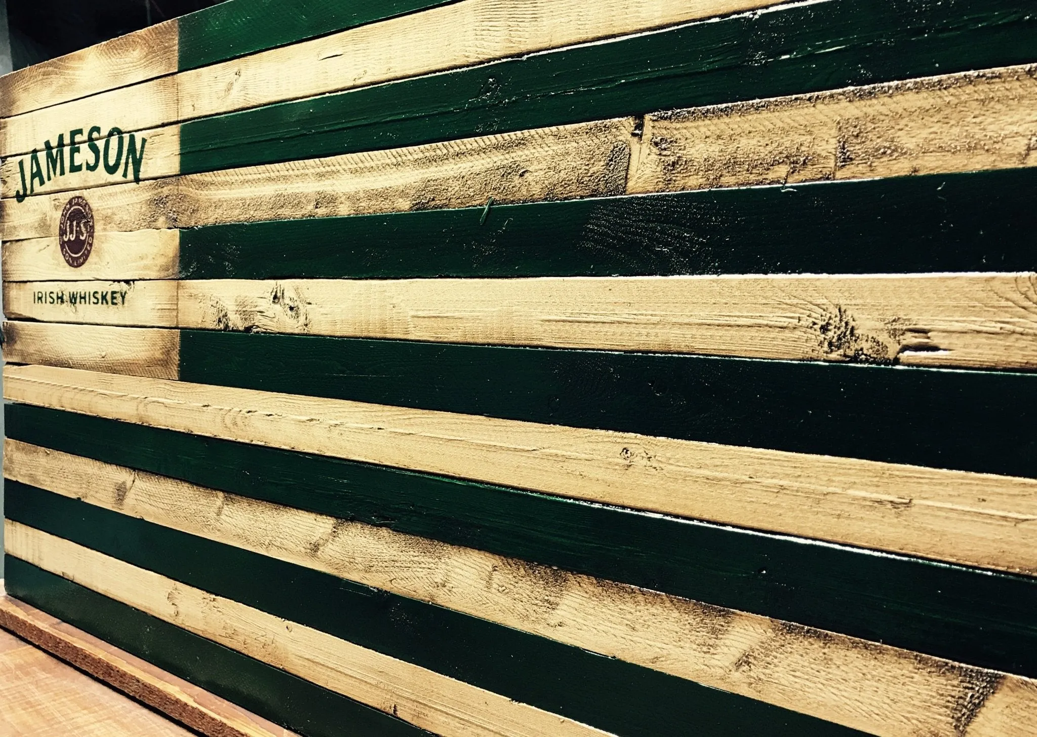 Jameson Irish Whiskey Rustic Flag