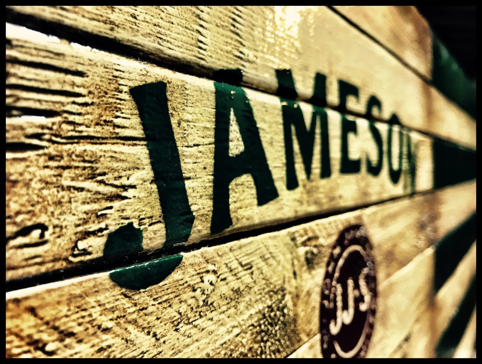 Jameson Irish Whiskey Rustic Flag