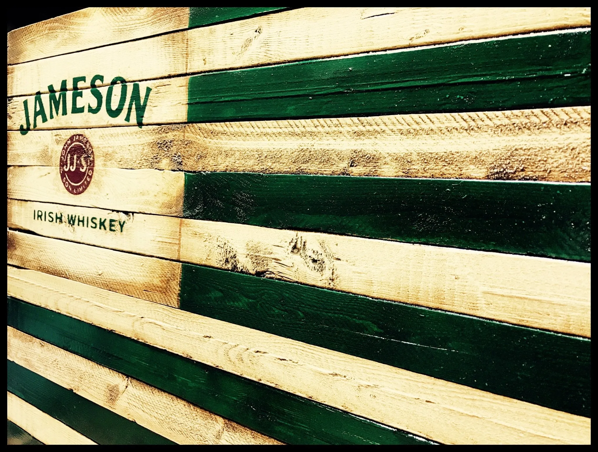 Jameson Irish Whiskey Rustic Flag