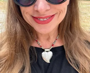 Jasper Heart Pendant
