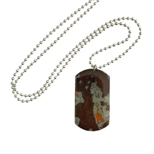 Jayson Dog Tag Necklace - Steel