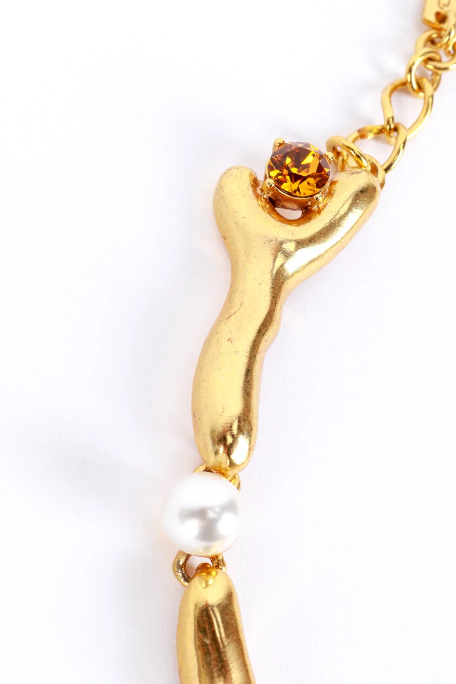 Jeweled Coral Branch Collar