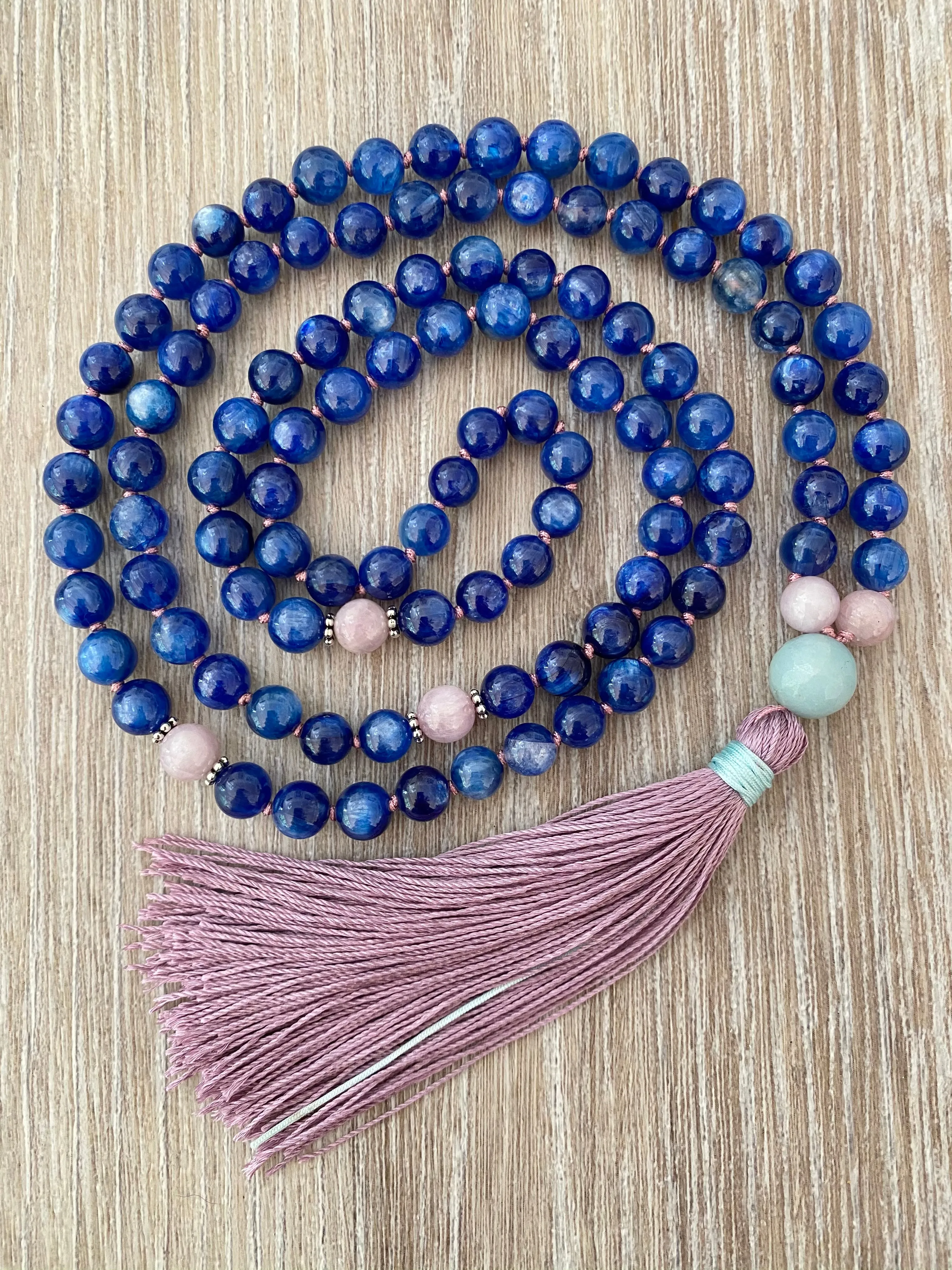 Kyanite Mala Necklace