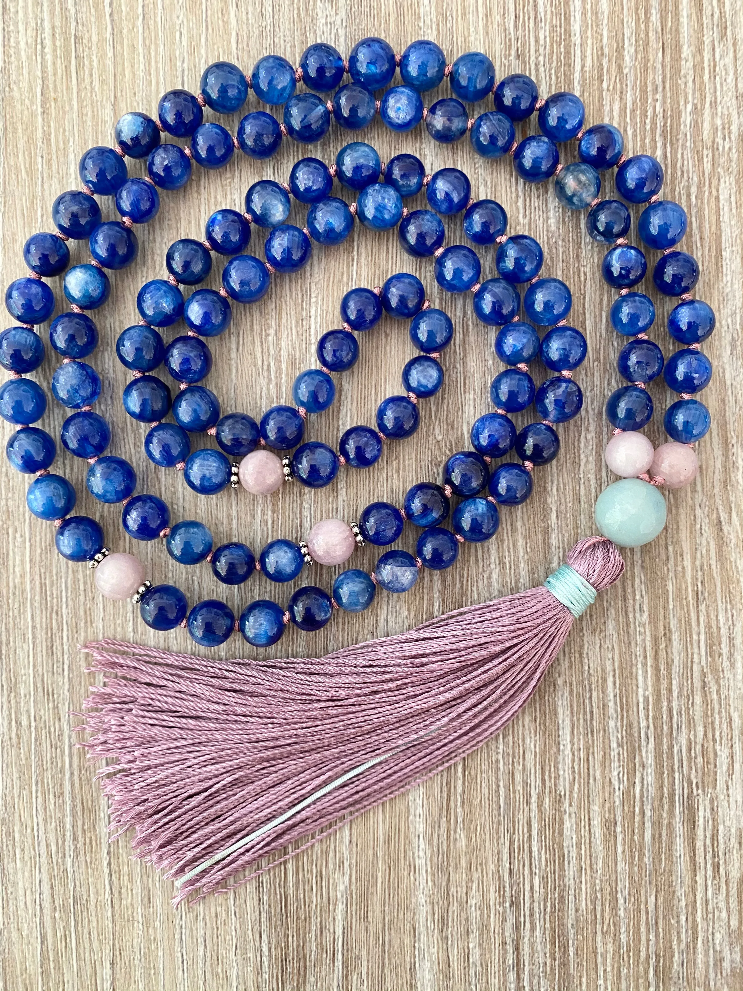 Kyanite Mala Necklace