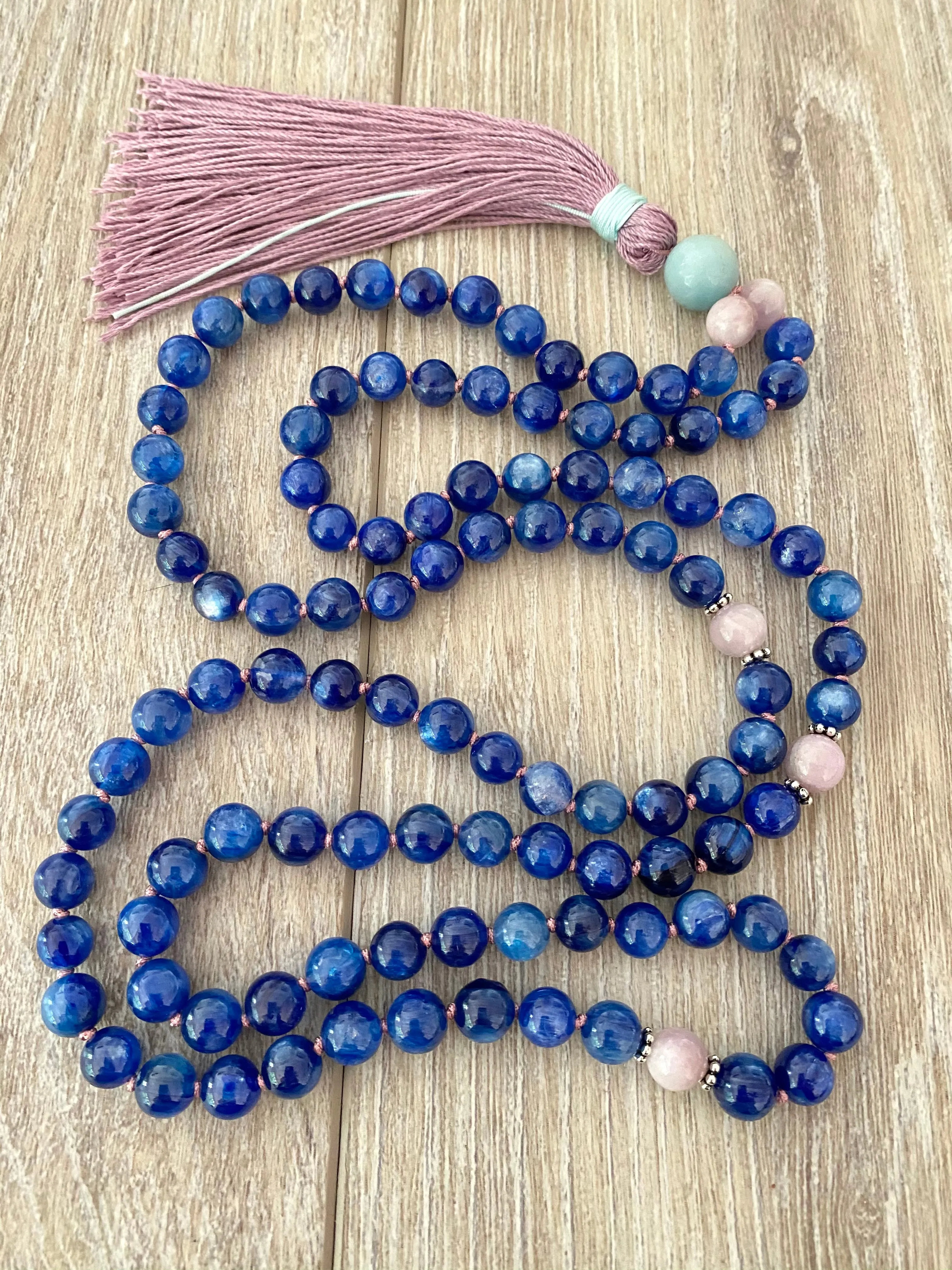 Kyanite Mala Necklace
