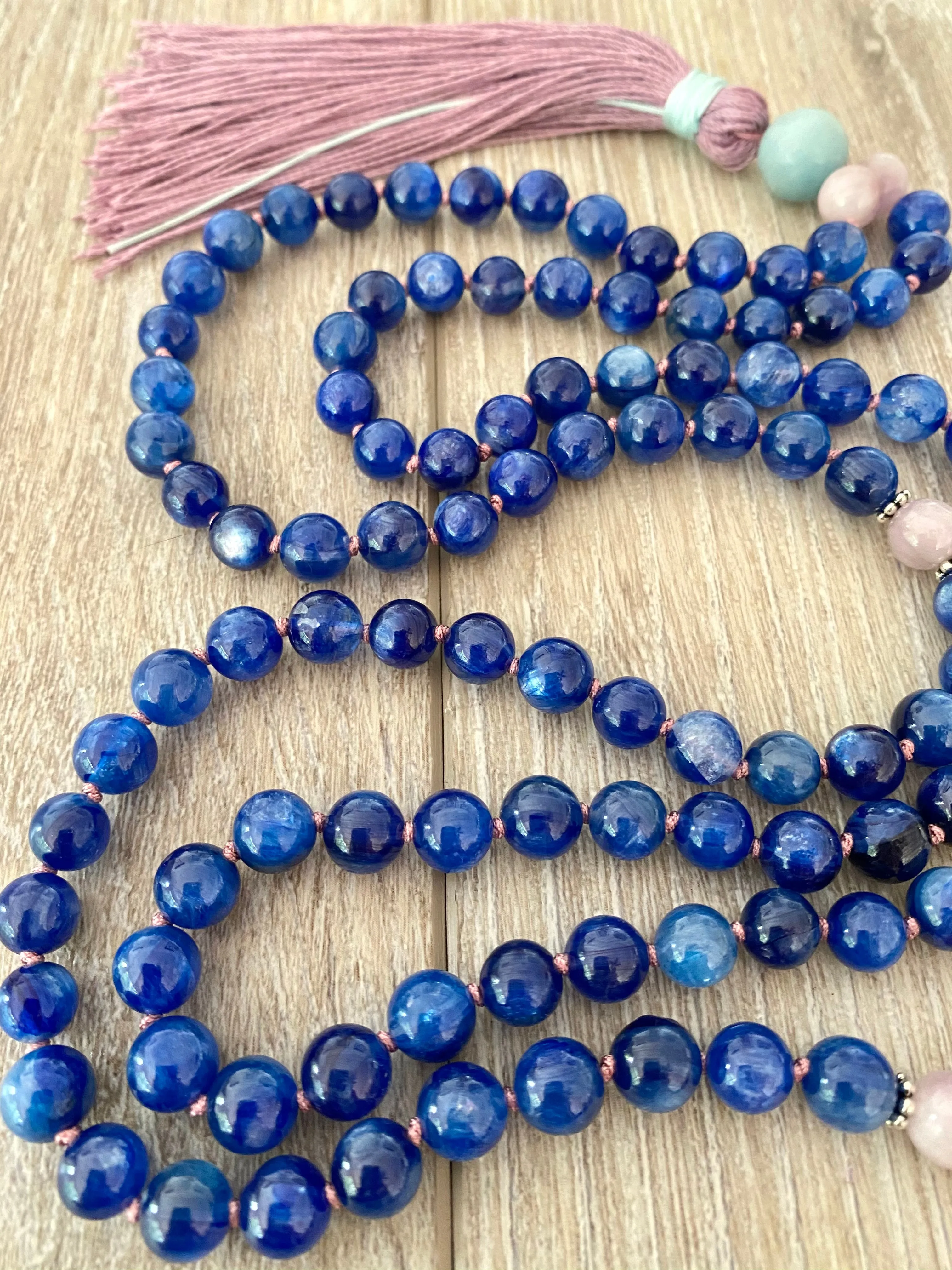 Kyanite Mala Necklace