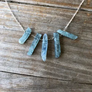 Kyanite Slices Necklace