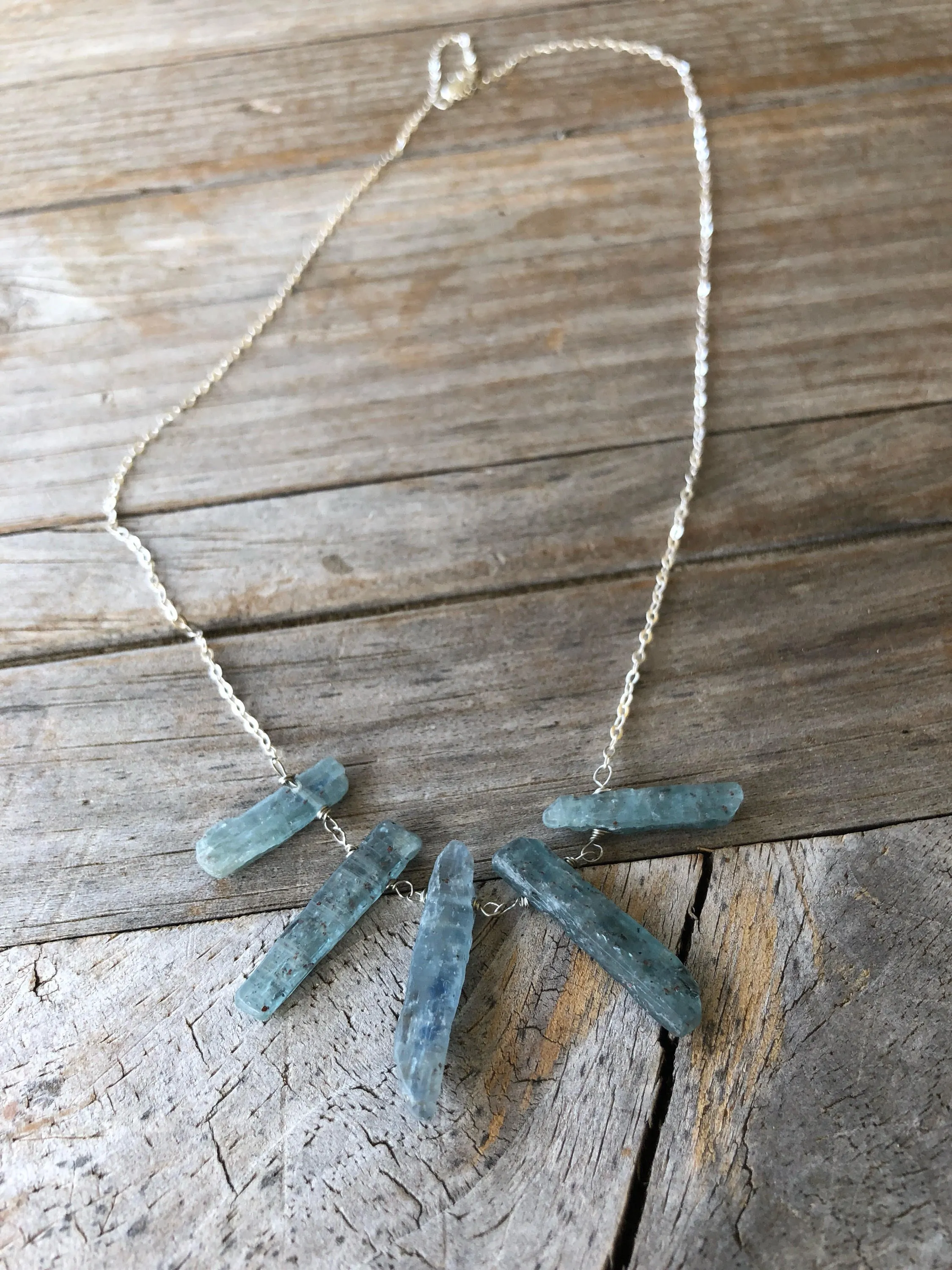 Kyanite Slices Necklace