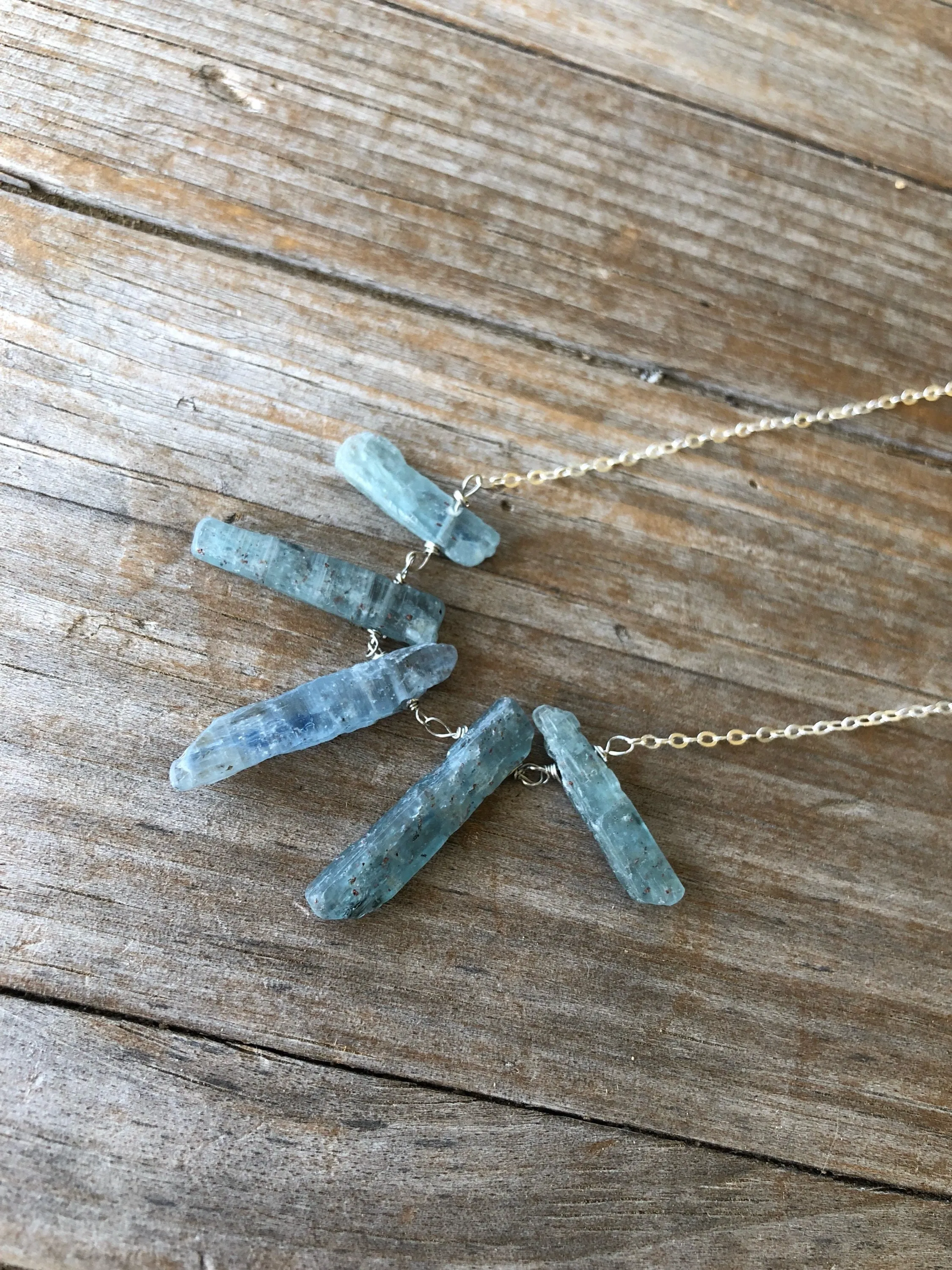 Kyanite Slices Necklace