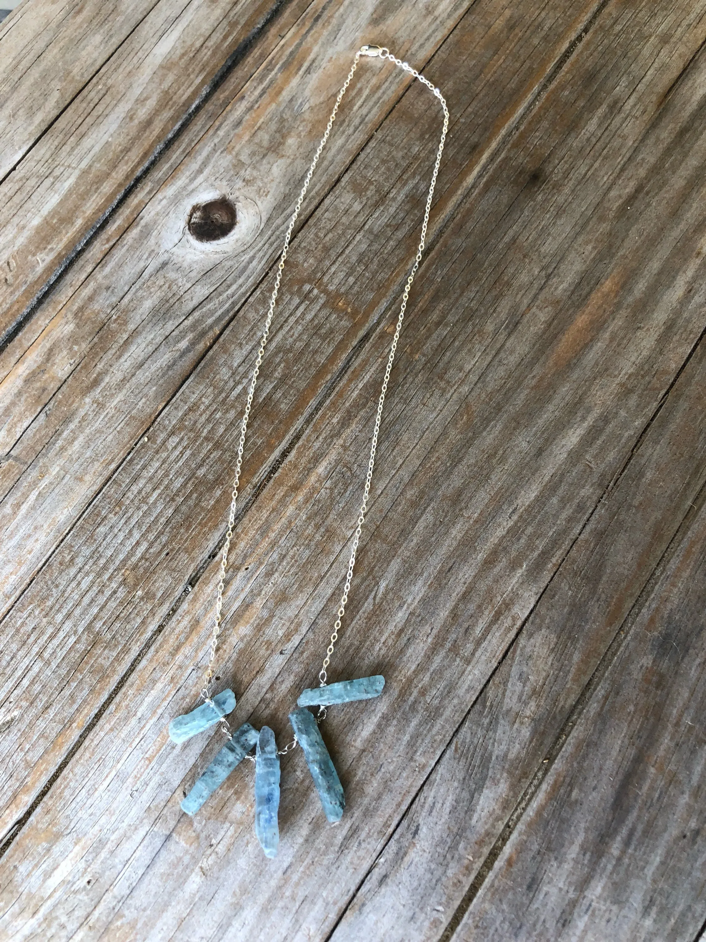 Kyanite Slices Necklace