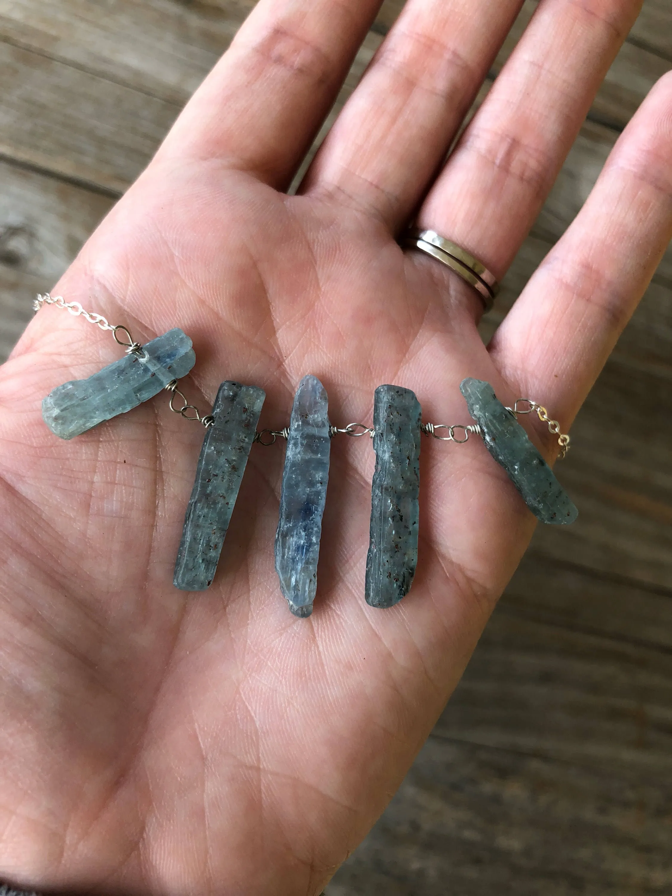 Kyanite Slices Necklace