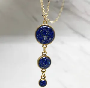 Lapis Lazuli Drops Necklace