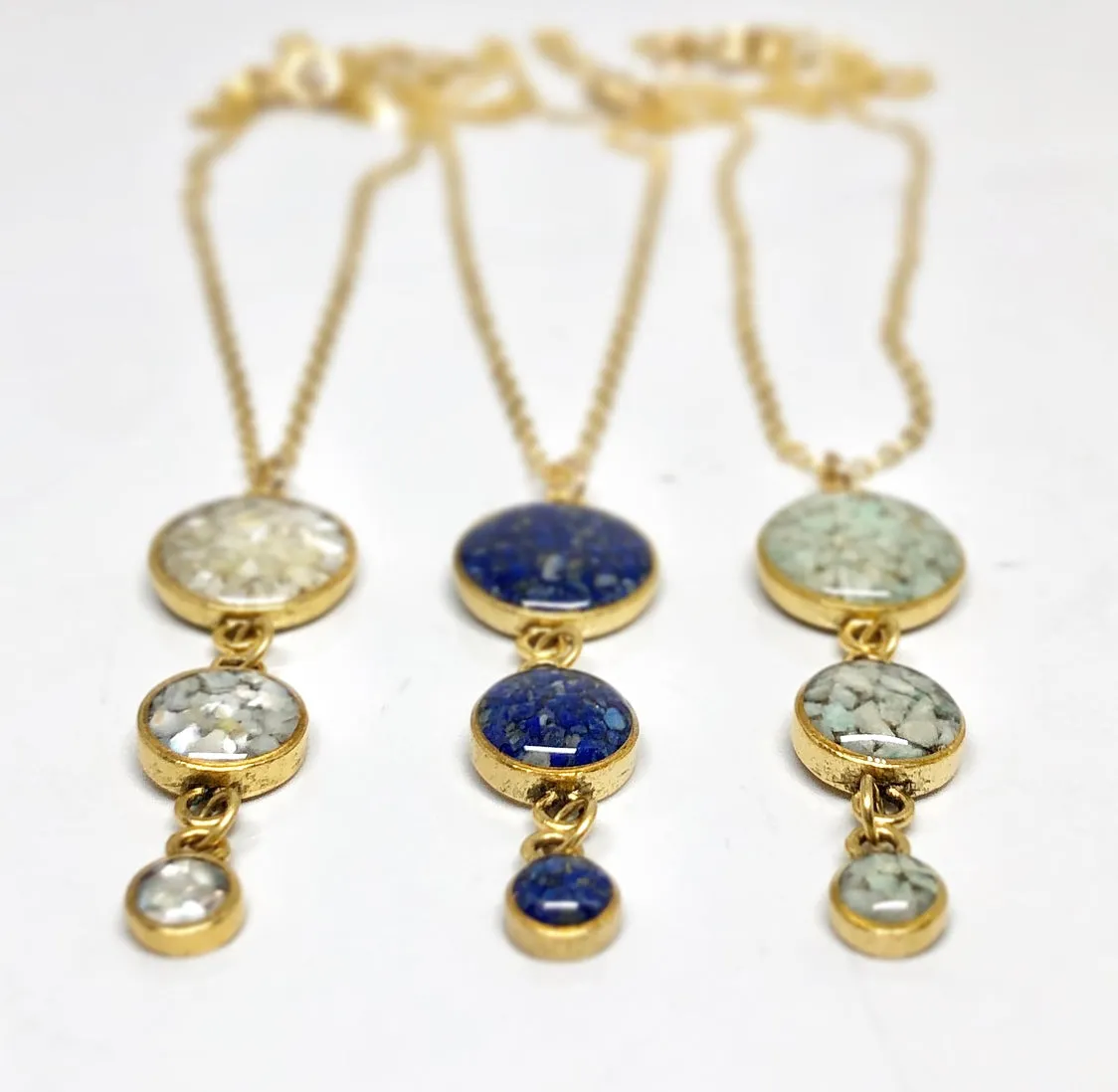 Lapis Lazuli Drops Necklace