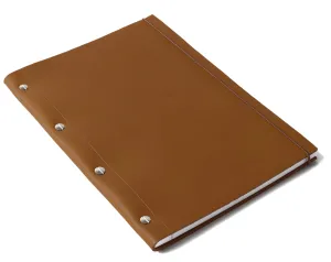 Large Leather Notebook in Brown