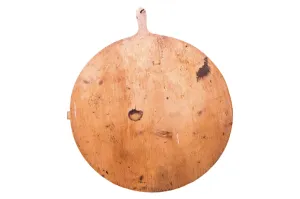 Large Vintage Wooden Pizza Serving Board