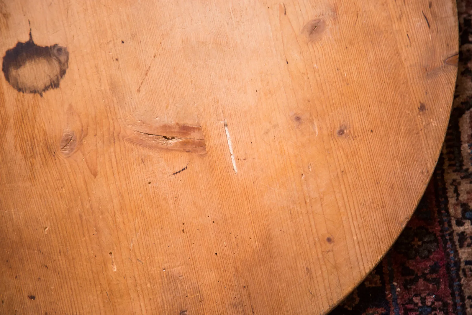 Large Vintage Wooden Pizza Serving Board