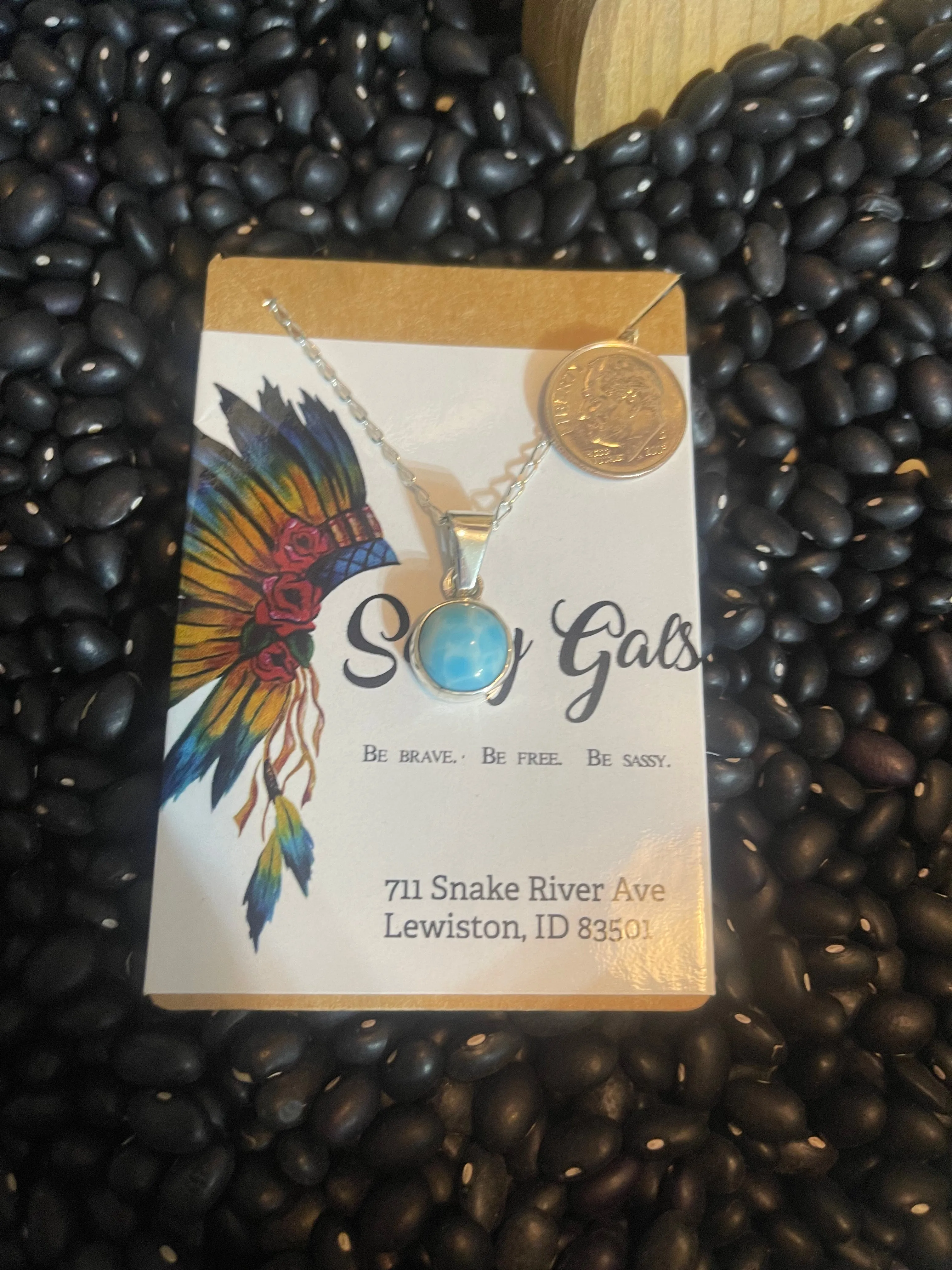 Larimar Necklace