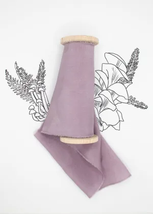 Lavender Habotai Silk Ribbon