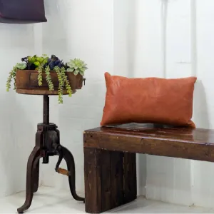 Leather Pillow Cover