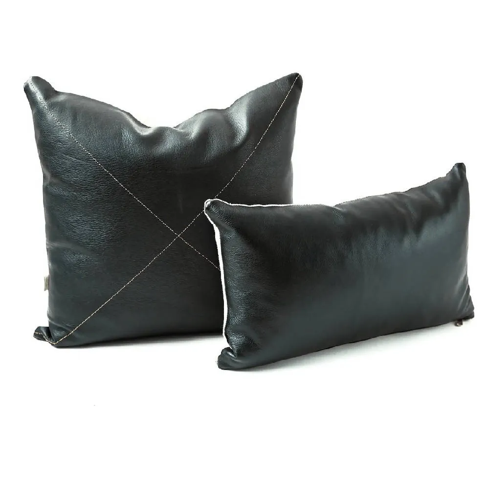Leather Pillow Cover