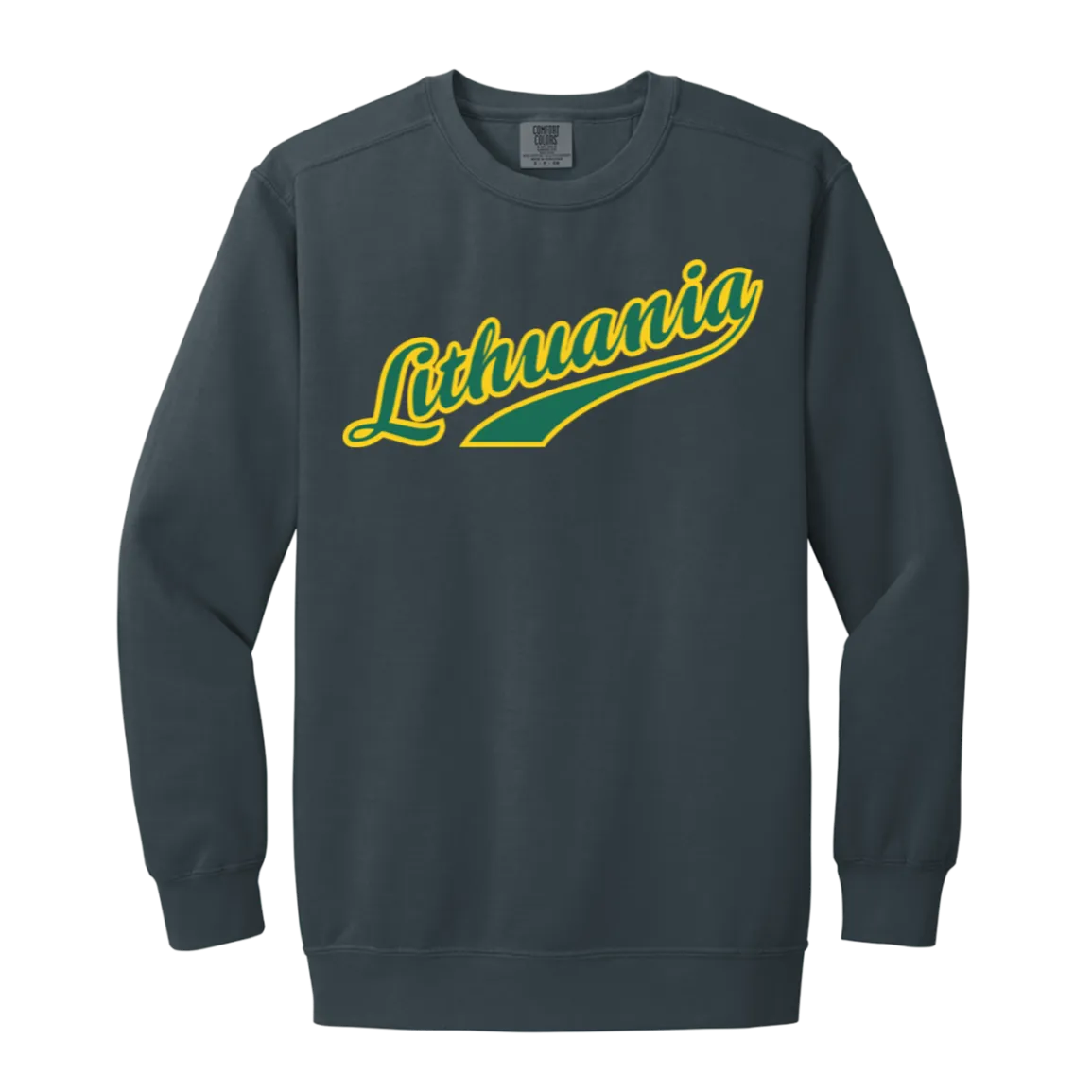 Lithuania - Men/Women Unisex Soft-Washed Crewneck Sweatshirt