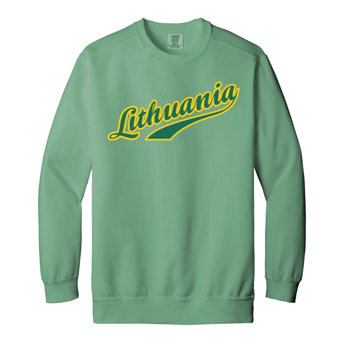 Lithuania - Men/Women Unisex Soft-Washed Crewneck Sweatshirt