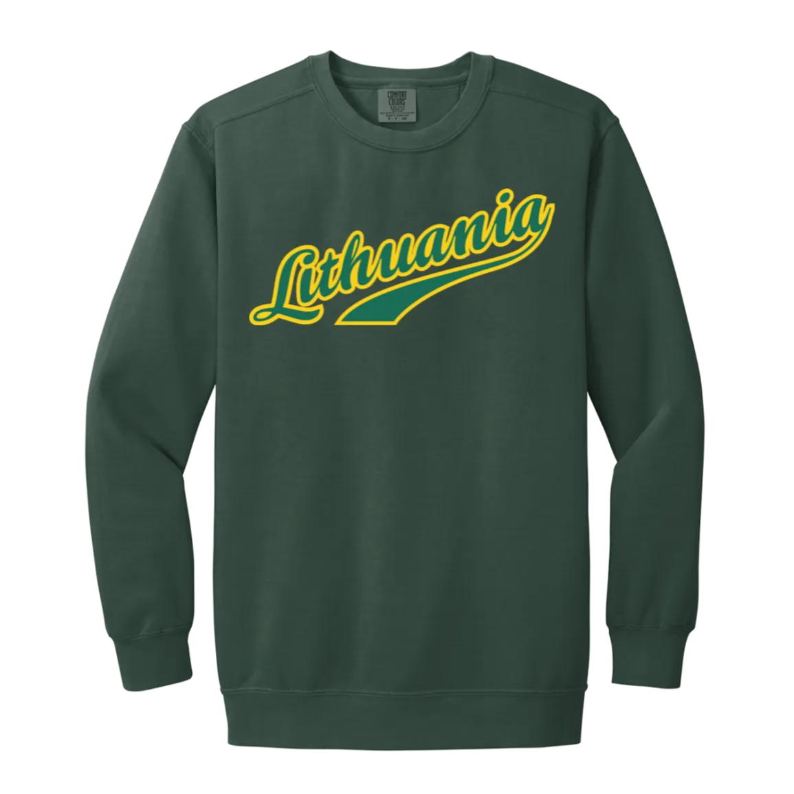 Lithuania - Men/Women Unisex Soft-Washed Crewneck Sweatshirt